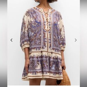 Zimmermann Purple Paisley Dress